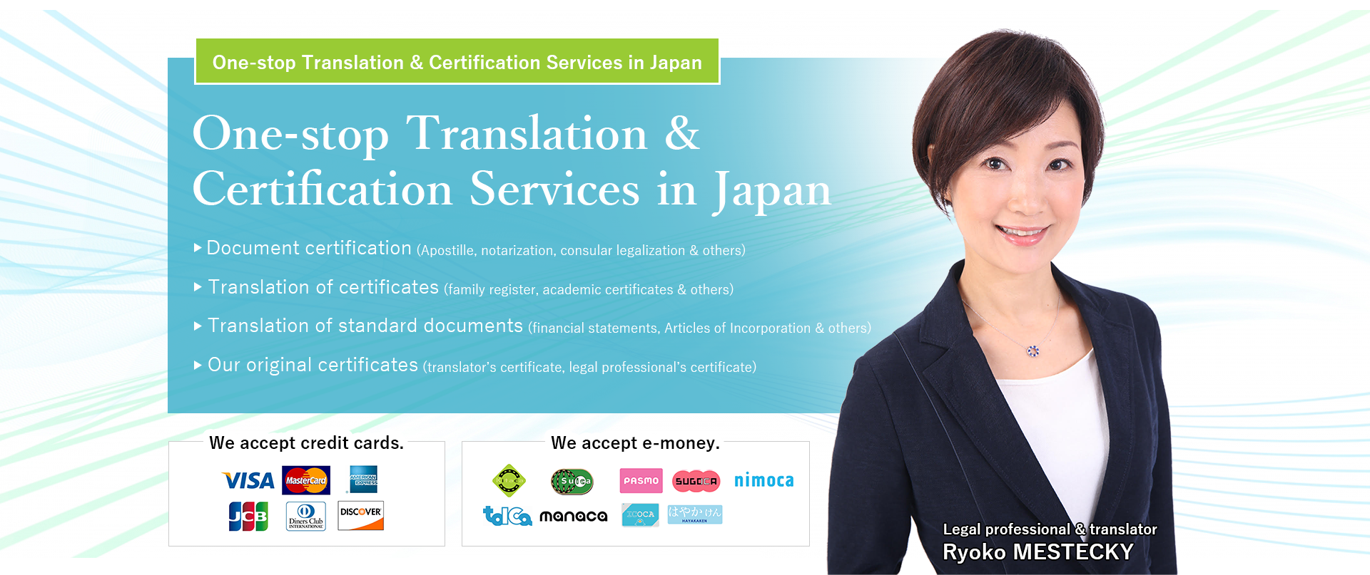 One-stop Translation & Certification Services in Japan